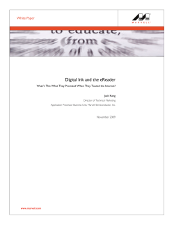Digital Ink and the eReader