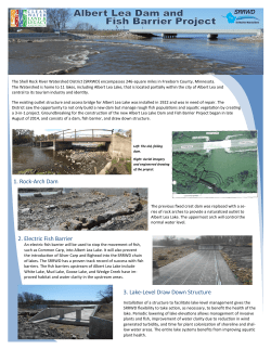 3. Lake-Level Draw Down Structure 1. Rock