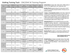 The 5K Walking Program