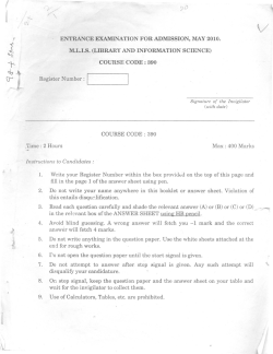 Library and Information Science