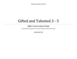 Gifted and Talented 3 - 5
