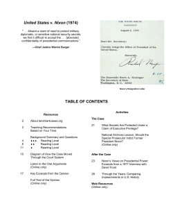 United States v. Nixon