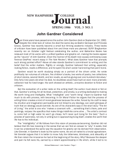 John Gardner, Author - Michael Bettencourt, Content Producer