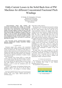 Eddy-Current Losses in the Solid Back