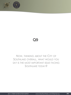 now, thinking about the city of southlake overall , what would you