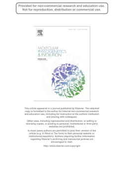 Author`s personal copy - Halanych Lab