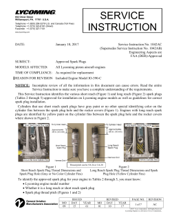 SERVICE INSTRUCTION