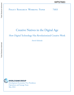 How Digital Technology Has Revolutionized Creative Work