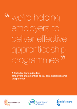 Apprenticeships: Guide for Employers - Social