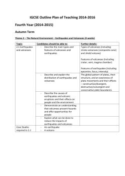 IGCSE Outline Plan of Teaching 2014-2016 Fourth Year (2014