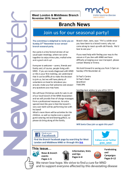 November 2016 - MND Association