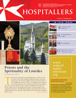 Hospitallers, Volume 17, Spring 2017