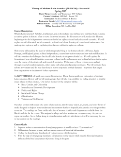 History of Modern Latin America (21:510:208