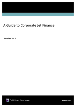 A Guide to Corporate Jet Finance