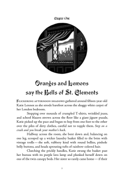 Oranges and Lemons say the Bells of St. Clements