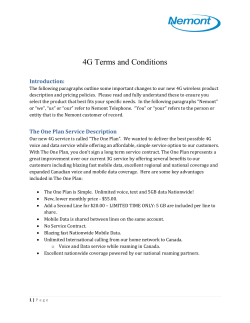 4G Terms and Conditions