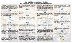 How a Bill Becomes a Law in Virginia