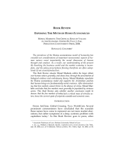 BOOK REVIEW EXPOSING THE MYTH OF HOMO