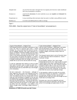 Adapted text any text that has been changed from its original print