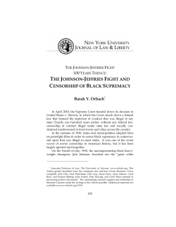 the johnson-jeffries fight and censorship of black supremacy