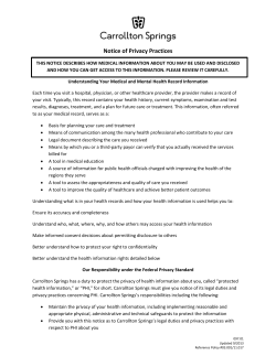 Notice of Privacy Practices