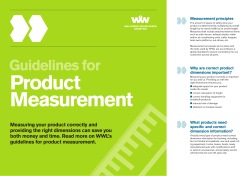 Product Measurement - Wallenius Wilhelmsen Logistics