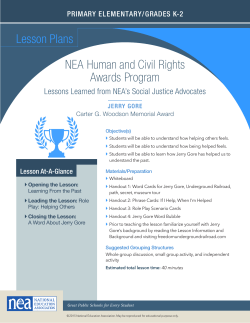 K-2 Lesson Plan - National Education Association