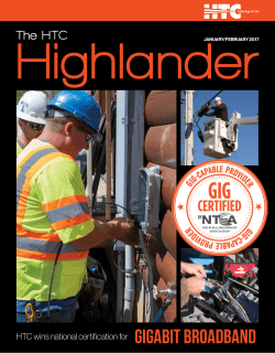 GIGABIT BROADBAND - Highland Telephone Cooperative