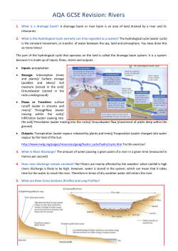 AQA Rivers Revision - Henley-in
