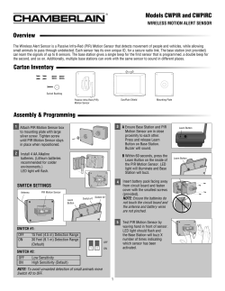 Models CWPIR and CWPIRC