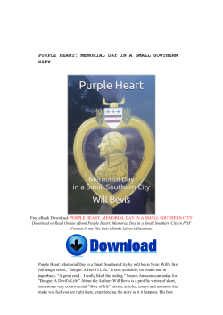 DOWNLOAD PURPLE HEART: MEMORIAL DAY IN A SMALL