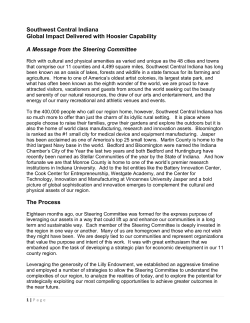 Strategic Plan for Economic and Community Prosperity in Southwest