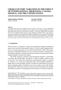 cross-country variation in the impact of international