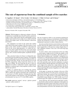 The rate of supernovae from the combined sample of