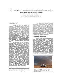 P4.7 Investigation of a severe downburst storm near Phoenix
