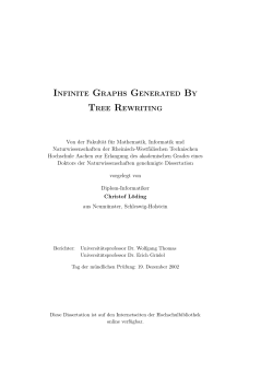 infinite graphs generated by tree rewriting