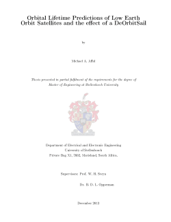 Orbital Lifetime Predictions of Low Earth Orbit Satellites and the e