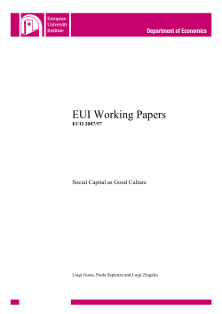 eui working papers - Cadmus, EUI Research Repository