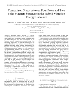 Comparison Study between Four Poles and Two Poles Magnets