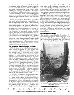 61 The Japanese “Rice Offensive” in China Island Hopping: Tarawa