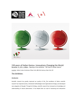 150 years of Italian Genius- Innovations Changing the World