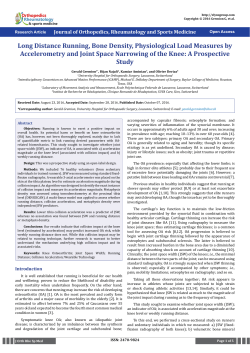 Long Distance Running, Bone Density, Physiological Load