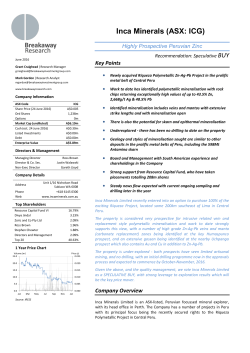 Breakaway Research Note