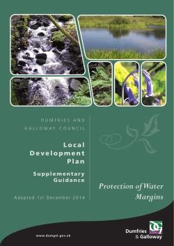 Protection of Water Margins - Dumfries and Galloway Council