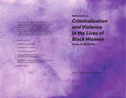 Criminalization and Violence in the Lives of Black Women