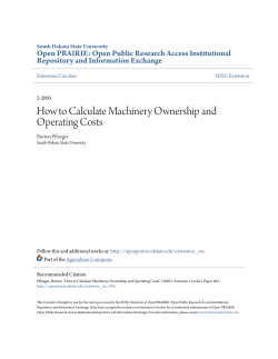 How to Calculate Machinery Ownership and Operating Costs