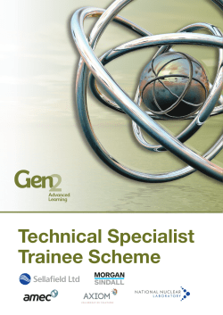 Technical Specialist Trainee Scheme