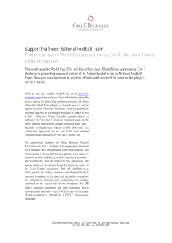 Support the Swiss National Football Team Predict the