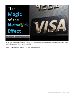 By the time I am done this sentence, Visa will have processed $3.5