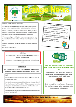 Pupil Premium - Grange Primary School Grimsby